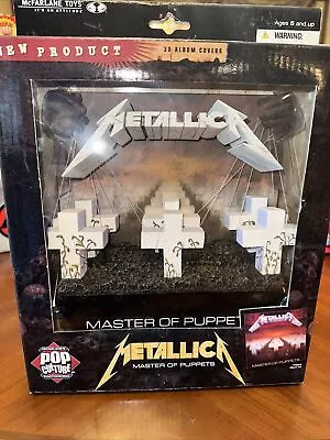 Metallica Master Of Puppets 3D Album Cover McFarlane Toys Pop Culture Masterwork • $99.95