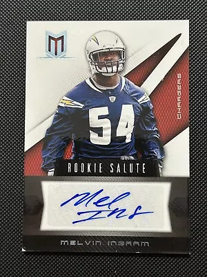 Melvin Ingram 2012 Panini Momentum Rookie Salute Auto 25/99 #15 Chargers • $7.99