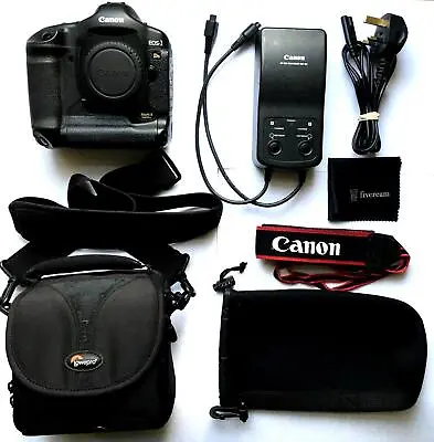 Canon EOS 1DS Mark II 16.7 MP Digital SLR Camera Body With Accessories • $386.08