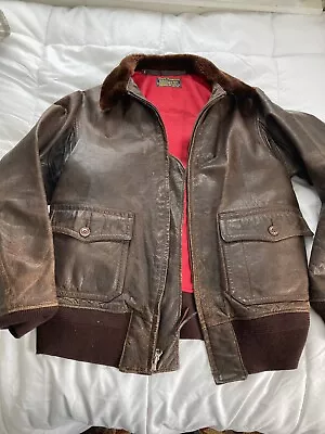 Wwii Navy Flight Jacket M422a Pro-restored Original Bomber G1 Gordon & Ferguson • $1400