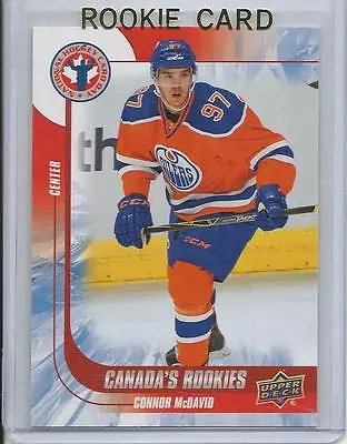 2015-16 Upper Deck UD Connor McDavid Rookie Card RC #6 NHCD (Oilers) Mint • $11.99