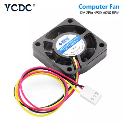 40mm X 40mm Mute CPU PC Fan Cooler Heatsink Exhaust 3 Pin 5954063 • £2.86