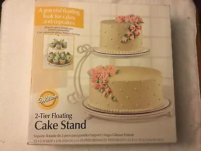 Wilton 2-Tier Floating Cake Stand New In Box  • $15