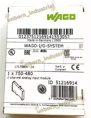 NEW WAGO 750-480 Buscoupler DeviceNet Module PLC Adapter  // 750-480 • $207.68