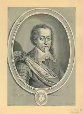 Portrait Of Henri II De Bourbon Prince Of Conde • $375