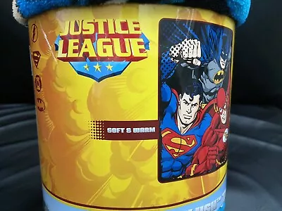 DC Comics™ JUSTICE LEAGUE Soft Plush SUPER THROW Bedding Blanket • $29.99