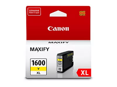Canon PGI1600XL Yellow High Yield Ink Tank Cartridge PGI1600XLY Maxify MB2760 • $48.27