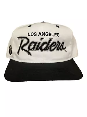 NFL Vintage Los Angeles Raiders Sports Specialties Twill Snapback Hat • $170