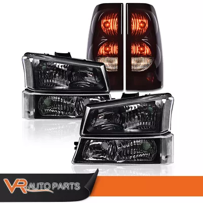 Bumper Headlights Tail Lights Fits For 03-06 Chevy Silverado 1500 2500 3500 • $114.48