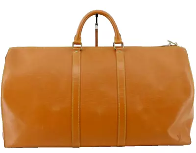 *** Louis Vuitton  His / Hers Weekender Duffle M42958 Keepall 55 Tan Epi  *** • $943