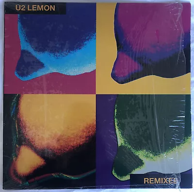 U2 Lemon USA YELLOW VINYL 12” EX USED ZOOROPA 1993 BONO THE EDGE ISLAND RECORDS • $55