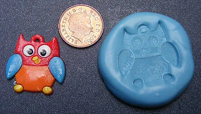 £2 • Buy Reusable Owl Silicone Mould Food Safe Sugarcraft Jewellery Cake Bird Tumdee 5