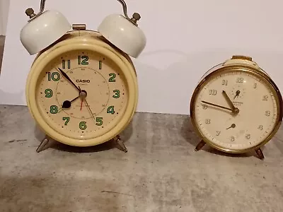 Junghans And Casio Alarm Clocks Lot X 2 For Repair Or Spares • $15