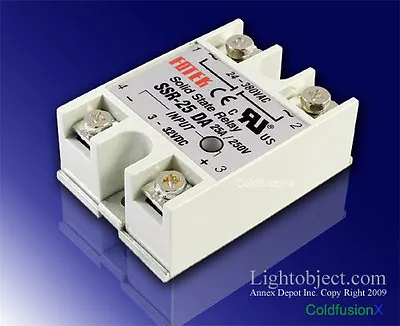 New 25A SSR Solid State Relay 3-32V DC 24-380V AC • $9.50