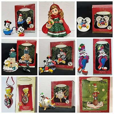 Hallmark Keepsake Ornament YOU CHOOSE Disney Mickey Grinch Looney Tunes • $15.25