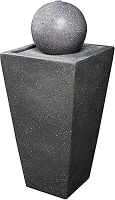 MDA Designs Osiris Sphere And Column Water Feature With LED Lighting • £175.99