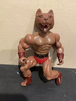 Rare Galaxy Warriors Wolf Anubi Heman Knock Off Action Figure 1985 MOTU • $22