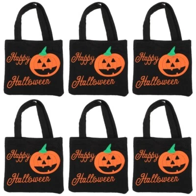 £10.94 • Buy  6 Pcs Non-woven Fabric Halloween Tote Bag Drawstring Canvas