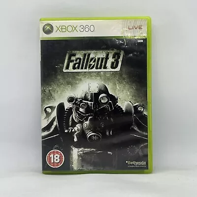 Fallout 3 Three III Microsoft Xbox 360 Video Game Free Post PAL • $14.95