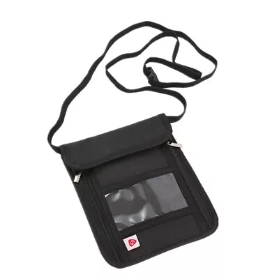  Travel Neck Pouch Portable Passport Wallet Holder Multifunction • £11.99