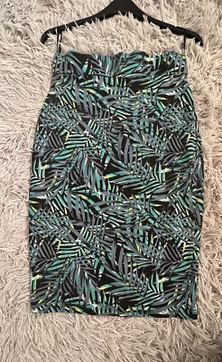 £7.50 • Buy Newlook 10 Tropical Print Fitted Skirt Used Women Teens