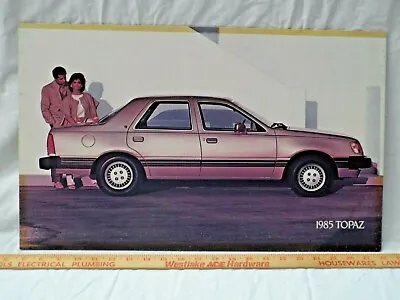 Dealer Showroom Sign/Promotional Poster 1985 Mercury Topaz 85 Dealership Promo • $99.99