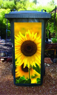 Sunflower Wheelie Bin Sticker • $42