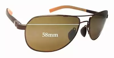 SFx Replacement Sunglass Lenses Fits Maui Jim Guardrails MJ327 - 58mm Wide • $33.99