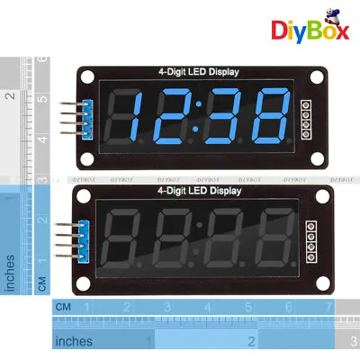 0.56'' TM1637 4Bit Digital  Blue LED 7 Segment Clock Tube Display For Arduino • $2.26