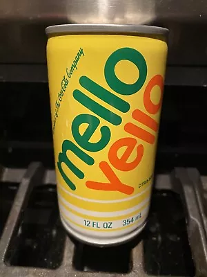 Vintage MELLO YELLO Soda 🥤 STEEL Can Coca Cola ATLANTA 🇺🇸 • $9.99