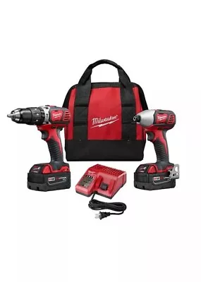 Milwaukee CANADA 18V Li-Ion Cordless 1/2  Hammer Drill & 1/4  Impact Driver KIT • $738.95