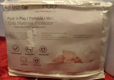 Little One's Pad Pack'n Play Mini Crib Waterproof Mattress Protector  • $12.50