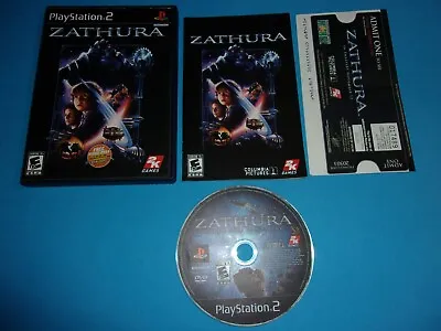 Zathura (Sony PlayStation 2 2005) PS2 Complete W/movie Ticket • $14.99