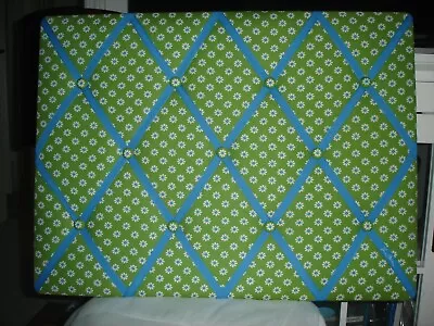 Vera Bradley Apple Green Photo/message Bulletin Ribbon Board   • $20