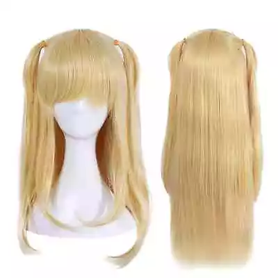 Anime Game Cosplay Wig Misa Amane Elina Vance Blonde Long Straight Women Hair • $18.99