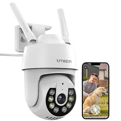 1296P WIFI IP Camera Wireless Outdoor CCTV HD PTZ Smart Home Security IR Camera • £26.39