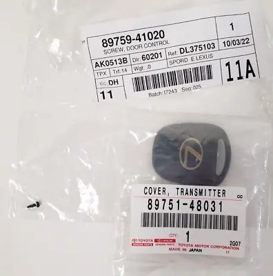 $16.91 • Buy Lexus Oem Replacement Key Back Cover With Screw 2004-2009 Rx330 Rx350 Rx400h
