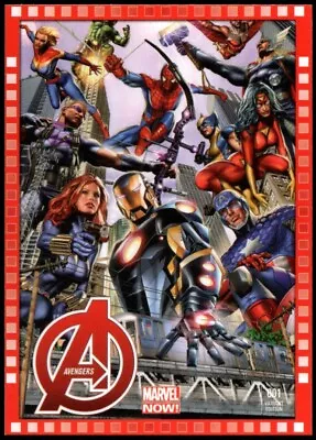 2013 UD Marvel Now!  CUTTING EDGE VARIANT COVER  Card #112-HA...AVENGERS #1 • $4