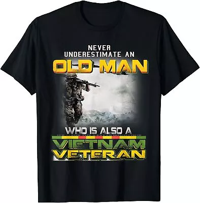 NEW LIMITED Vietnam Veteran Shirt Army Old Man Vietnam Veteran T-Shirt S-3XL • $23.99