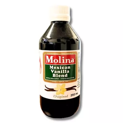 Molina Mexican Vanilla Blend Extract - Original 8.3 Fl Oz • $2.99