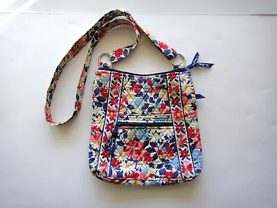 Vera Bradley SUMMER COTTAGE Quilted Crossbody Purse Shoulder Bag • $12