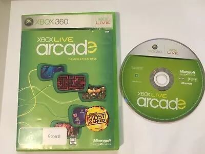 Xbox Live Arcade Compilation Disc - Xbox 360 Xbox360 - Disc Vgc - Free Post • $9.52