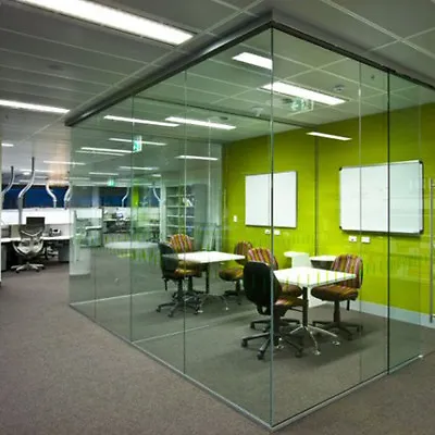 Glass Wall Partitions 10mm Glass -Office Glass Dividers - Price Beat Guarantee • £70