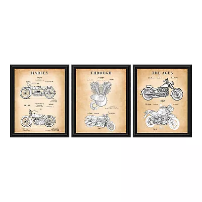 Harley Davidson Decor Collection Of Motorcycle Wall Decor • $37.99