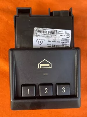 ✔️BMW E38 E39 E46 Homelink 3-Button Garage Door Opener Rolling Code Light Lit Oe • $45