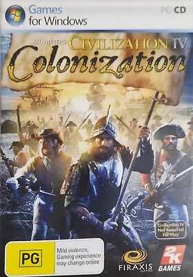 Sid Meiers Civilization IV Colonization - PC  -WITH MANUAL - Free Postage • $17.95