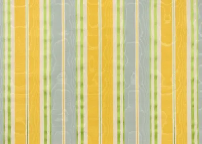 P/Kaufmann - Harwich/Azure | Balanced Awning Stripe | Cotton/Poly Moire Fabric • $25