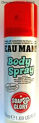 £10.99 • Buy Soap & Glory Eau Man Travel / Pocket Sized Body Spray 50ml Stocking Filler Gift