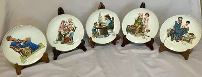 Exceptional Lot Of 1984 Norman Rockwell Collector Plates - Classic Collection! • $29.99