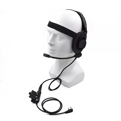 U94 PTT Military Tactical Headset Headphone Mic For Baofeng GT-3TP BF-F8HP UV-S9 • $19.59